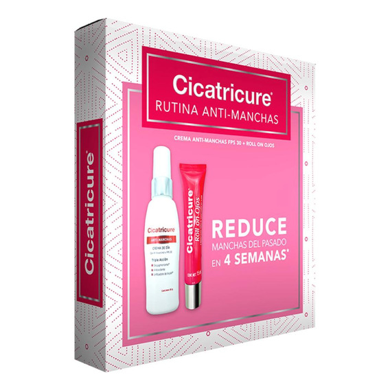 Pack Cicatricure Anti Manchas Crema Día Fps 30 +roll On Ojos