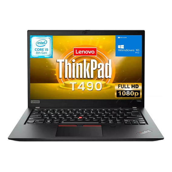 Lenovo Thinkpad T490 Intel Core I5-8365u 16gb Ram, 512gb Ssd