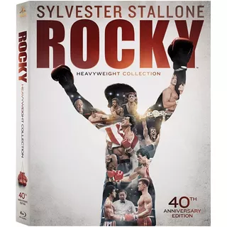 Blu-ray Coleção Rocky Stallone 6 Discos Dublado 5 Filmes