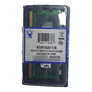 Memoria Ram Ddr3 8g Kingston 12800/1600 Laptop Laptop