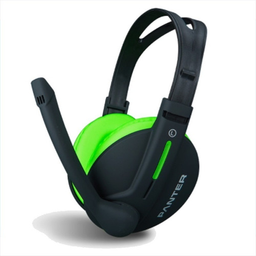 Auricular Gamer | Micrófono | Pc | Panter Gh101 Color Negro