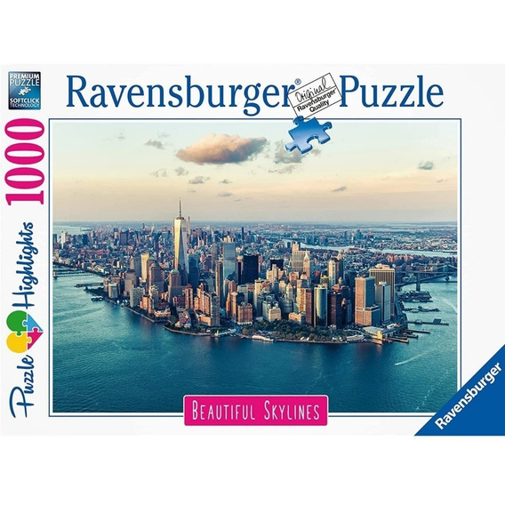 Rompecabezas Ravensburger 1000 Piezas Skyline Nueva York