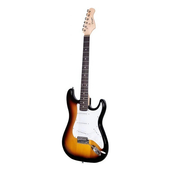 Guitarra eléctrica Parquer ST100 stratocaster de tilo 2019 sunburst laca con diapasón de palo de rosa