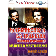 Dvd - Sofia Loren, M. Mastroianni - Matrimonio A La Italia