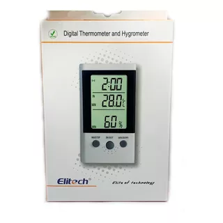 Termómetro Sensor Digital In Y Out Humedad -50ºc 70ºc Dt3