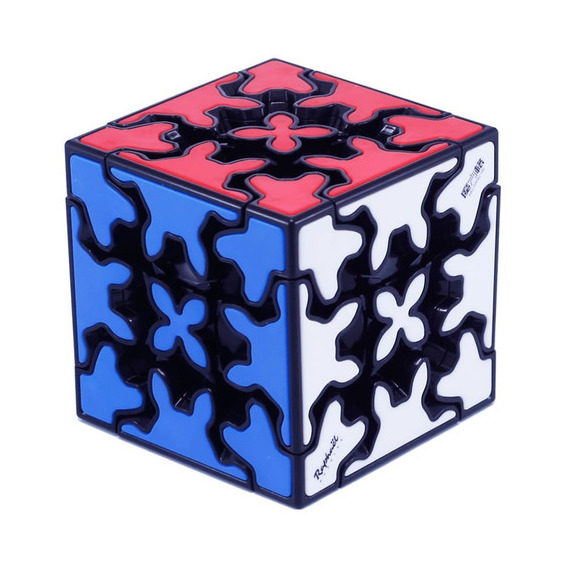 Cubo Rubik 3x3 Gear Qiyi Color De La Estructura Negro