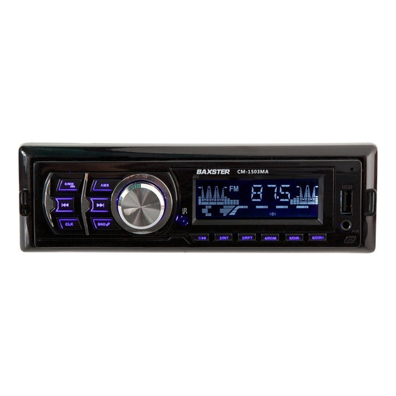 Radio de auto Baxster CM1503MA con USB, bluetooth y lector de tarjeta SD