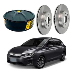  Disco Freio Dianteiro Fremax City Hatch 1.5 2022 A 2024