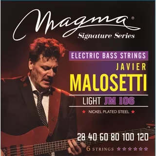 Encordado Bajo Magma 6 Cuerdas Malosetti Jm106 Mkz