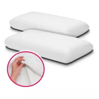 Pack 2 Almohadas Inteligente Viscoelastica Mas Fundas