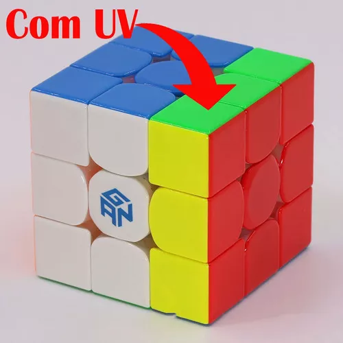 Kit 5 Cubos Magico Melhores 2x2-3x3-4x4-5x5 E Triangulo Cor Da Estrutura  Stickerless