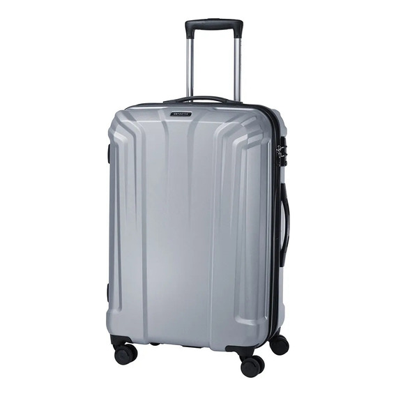 Maleta Samsonite Blaze Rígida Mediana Silver Color Gris