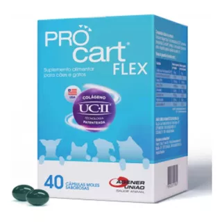 Procart Flex Cães E Gatos (colágenos) C/ 40 Capsulas