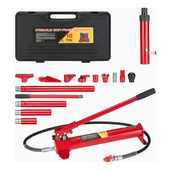 Porta Power Kit Gato Hidraulico 10 Toneladas Portátil