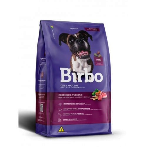 Birbo Dog Cordero Y Vegetales 15 Kg - Kg A $9840