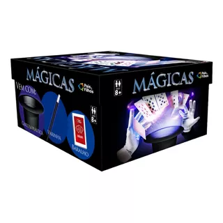 Kit Magica Criança Infantil Caixa Com 30 Magicas Completo