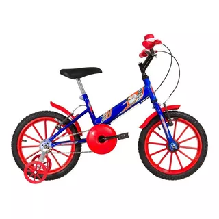 Bicicleta Infantil Aro 16 Ultra Kids T Azul/vermelho