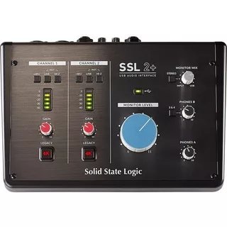 Interfaz Solid State Logic Ssl 2+ 2x4 Usb Tipo-c/a Ssl2+ 