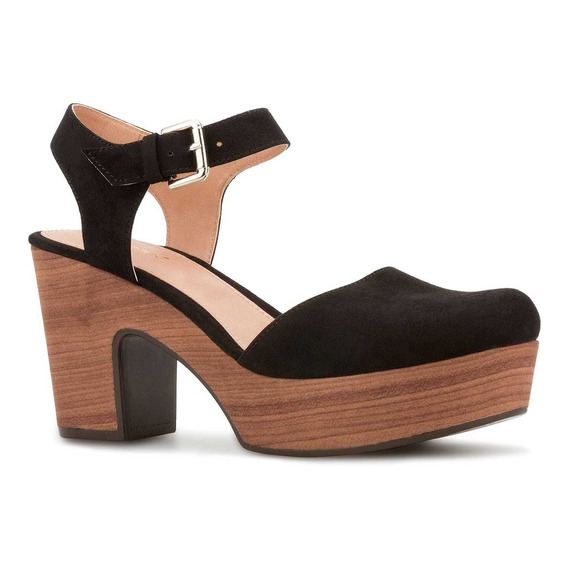 Zapato Casual Con Plataforma Andrea Color Negro Para Mujer