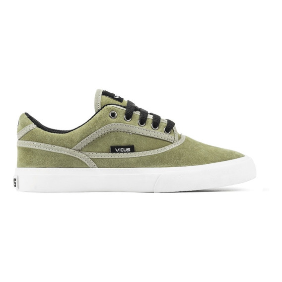 Zapatillas Vicus Genesis Gamuza Verde Seco