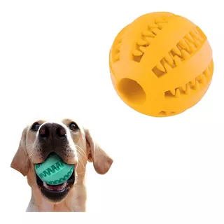 Juguete Mordillo Perros Pelota Dental Porta Alimento Gde