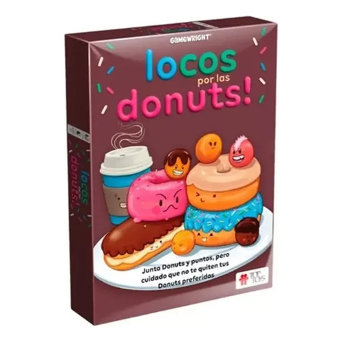 Locos Por Las Donuts Top Toys Juego Mesa Juego Cartas