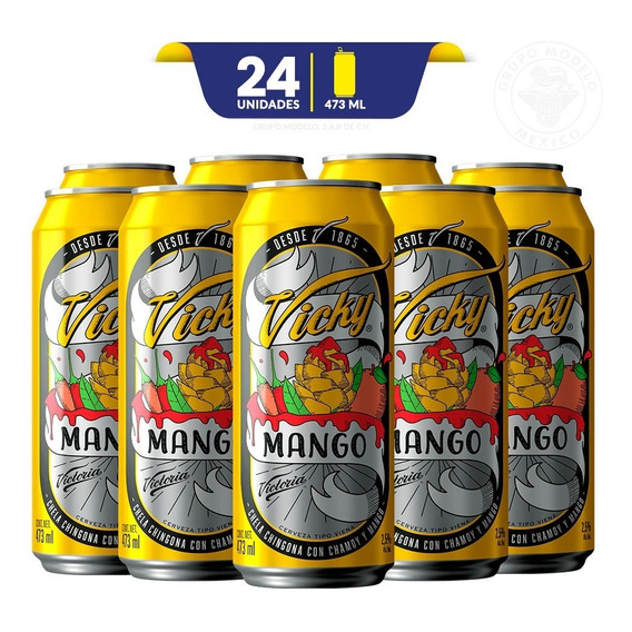 Cerveza Victoria Mango 24 Latas 473ml