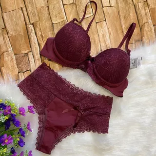 06 Conjuntos Lingerie Renda Sutiã E Calcinha Atacado Revenda