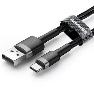 Cabo Celular Usb Tipo C Baseus 3,0a 0,5m Carregamento Turbo