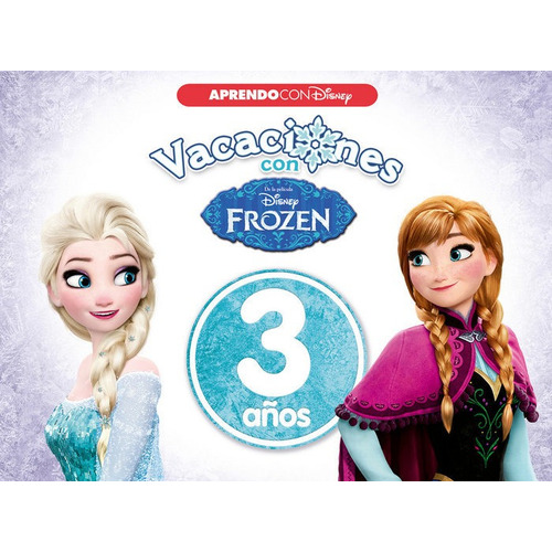 Vacaciones Con Frozen. 3 Aãâ±os (aprendo Con Disney), De Disney. Editorial Cliper Plus, Tapa Blanda En Español