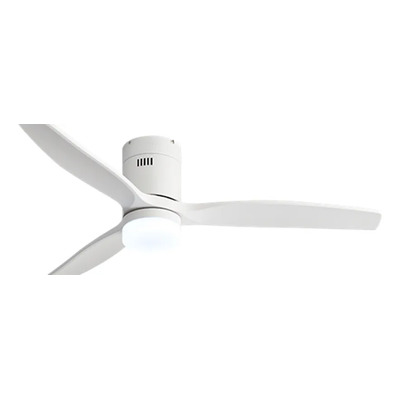 Ventilador De Techo Aruba Blanco Abs Control Remoto C/luz 1.321 M 58 Hz/ 60hz Blanco Abs 3
