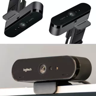 Webcam Brio 4k Pro Tecnologia Hdr E Rightlight 3 Logitech Cor Preto