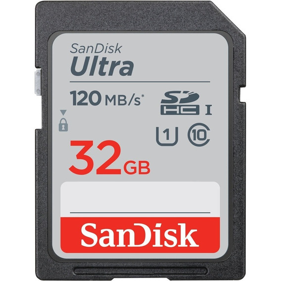 Memoria Sandisk Ultra 32gb Sdhc Uhs-i C-10 120mb/s Envío Ya