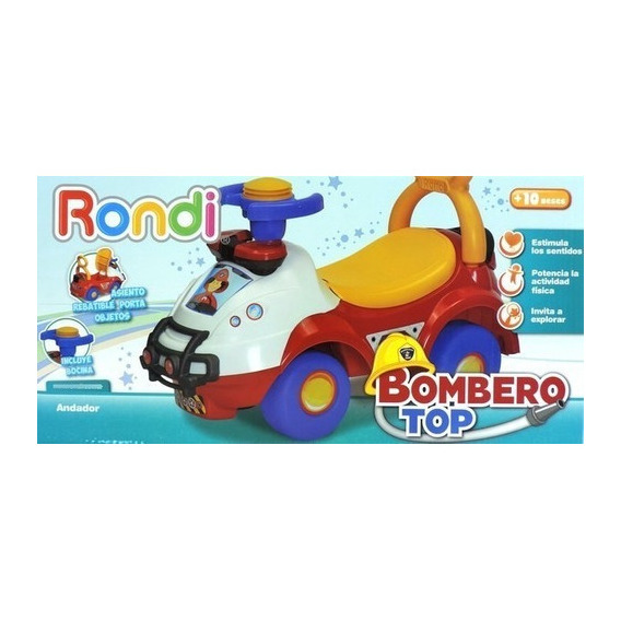 Pata Pata Rondi Bombero Top Andador Bebe 3252