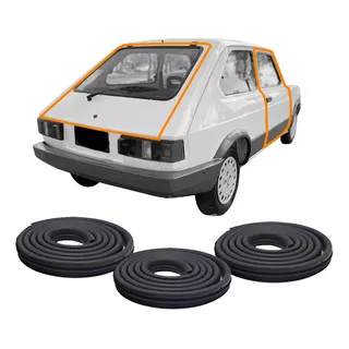 Juego X3 Burletes Adaptable Fiat 147 Delant Y Baul + Regalo