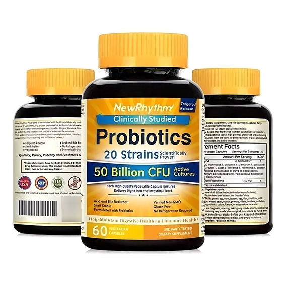 Probioticos 50 Billones Cfu New - Unidad a $2024