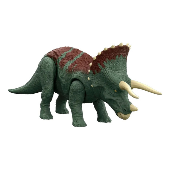 Triceratops Jurassic World Mattel Ruge Y Ataca Hdx34