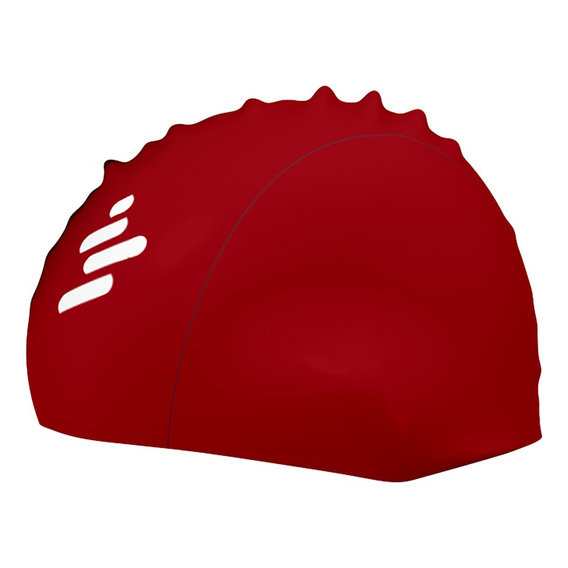 Gorra De Natación Oka Protección Y Resistente Al Agua Color Rojo Diseño de la tela Liso Talla Unitalla