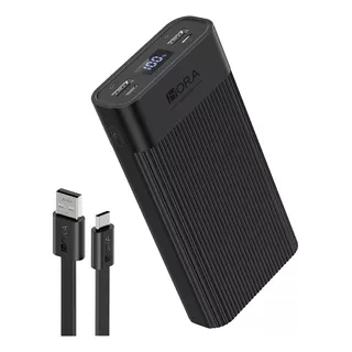 Power Bank 20000mah Bateria Portatil Con 2 Puertos De Usb Pantalla Led 1hora Gar117