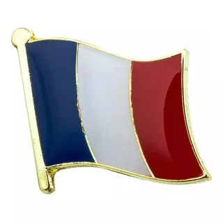 Pin Metalico Broche Bandera Francia Pasaporte Viaje Pais