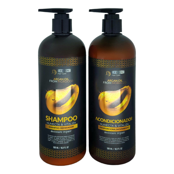 Pack Shampoo + Acondicionador Argán 500ml Essien