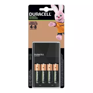 Cargador Duracell C/4 Pilas Aa De 2500mah