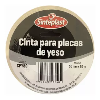 Cinta Placa De Yeso Con Hilo Sinteplast 50mm