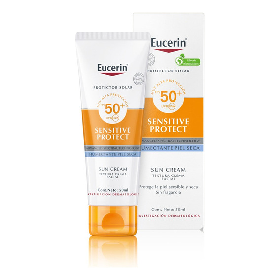 Protector solar facial Eucerin humectante crema 50ml