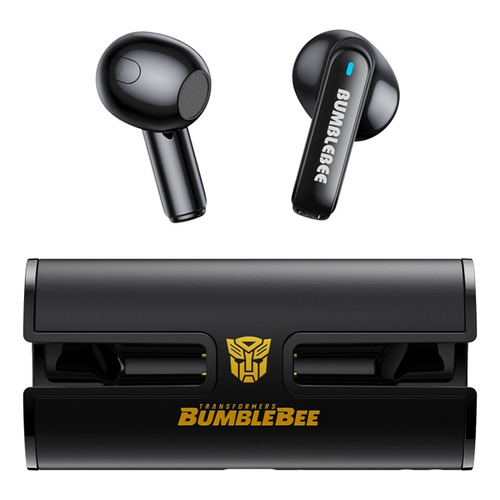 Transformers Tf-t02 Audífono Inalámbrico Bluetooth 5.3 Color Negro