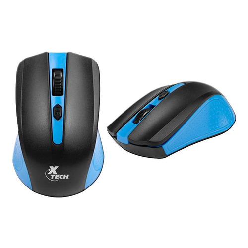 Mouse Xtech Galos Xtm-310 Óptico Inalámbrico 4 Botones Css Color Azul