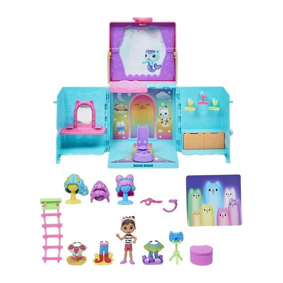 Gabbys Dollhouse Closet + Muñeca Original Teletiendauy