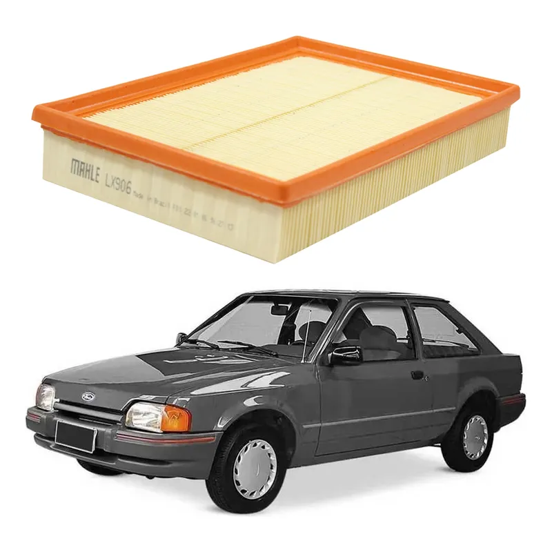 Filtro De Ar Metal Leve Escort 1.0 1993 A 1996