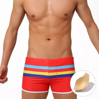 Sunga Boxer C/ Bojo  Masculino Moda Praia