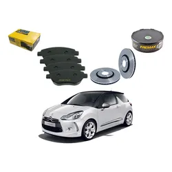  Kit Disco Pastilha Dianteiro Ds3 1.6 2012 A 2018